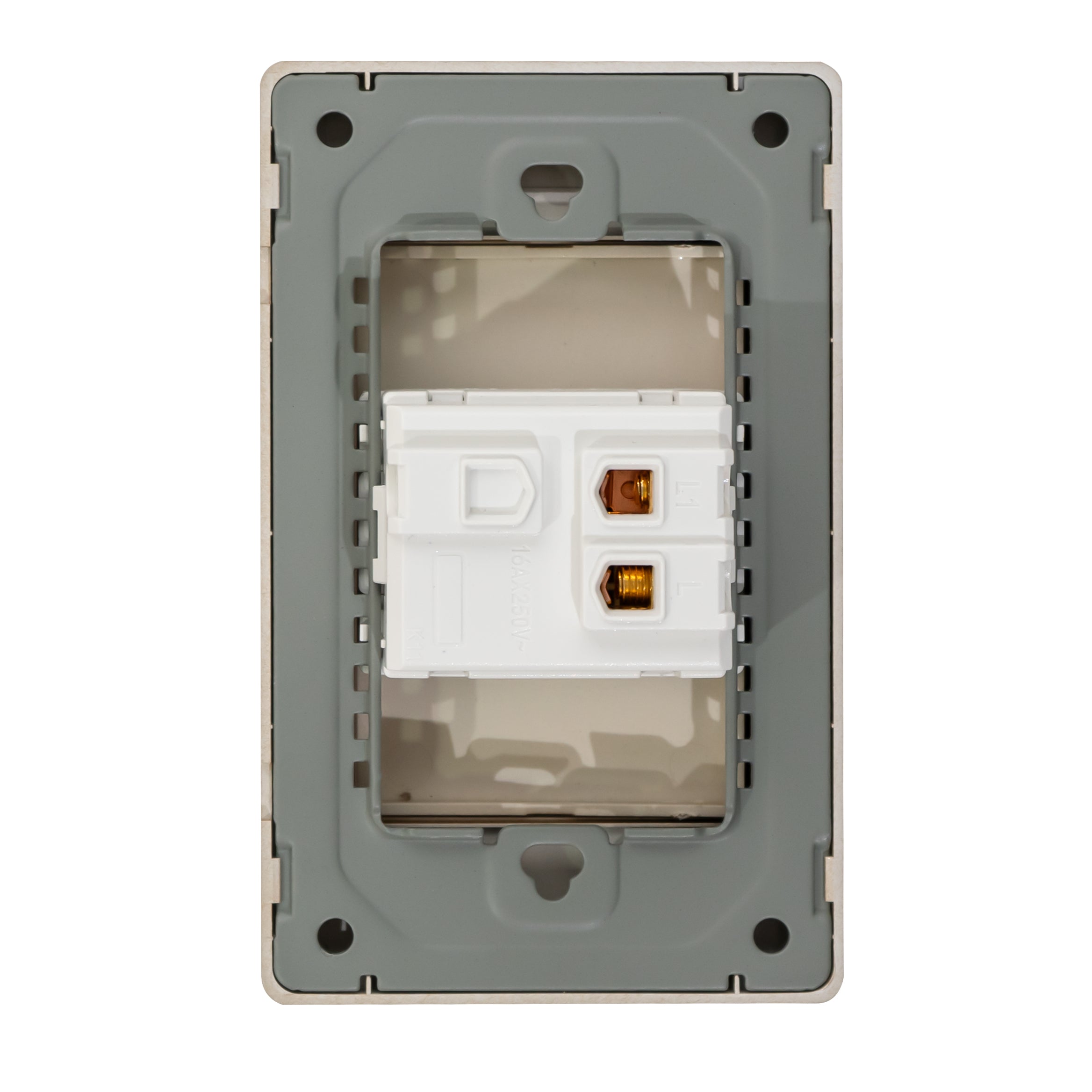 VALO | Placa Interruptor Timbre Escalera Madera