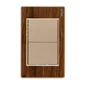 VALO | Placa Dos Interruptores Escalera Madera