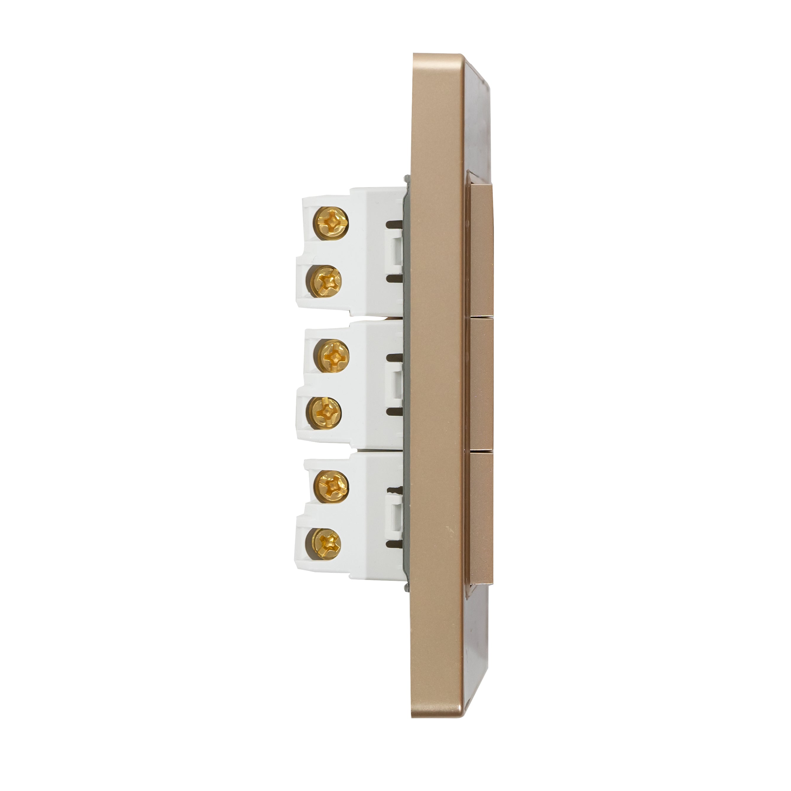 VALO | Placa Tres Interruptores Escalera Madera