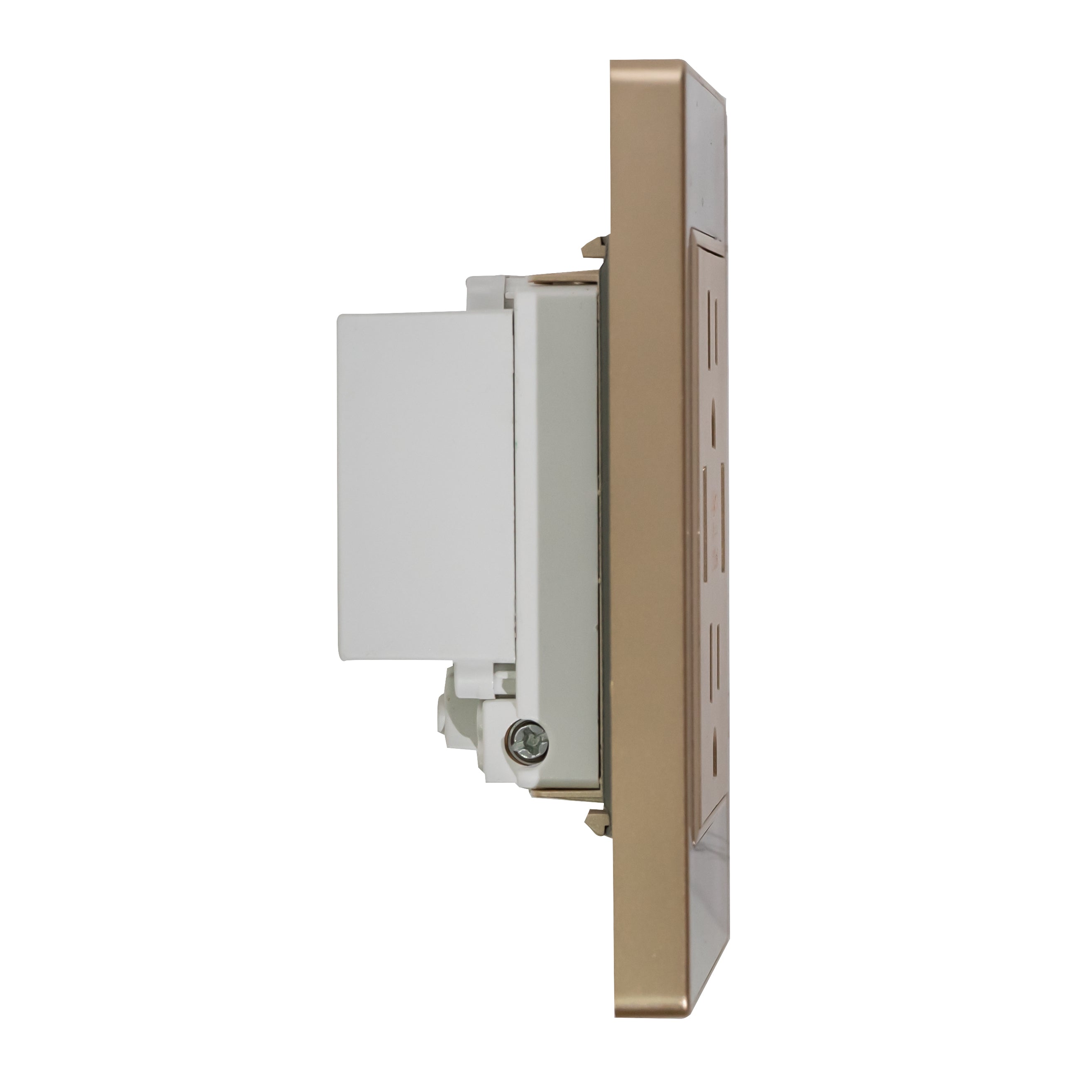 VALO | Placa con dos Contactos y dos estradas USB en Madera