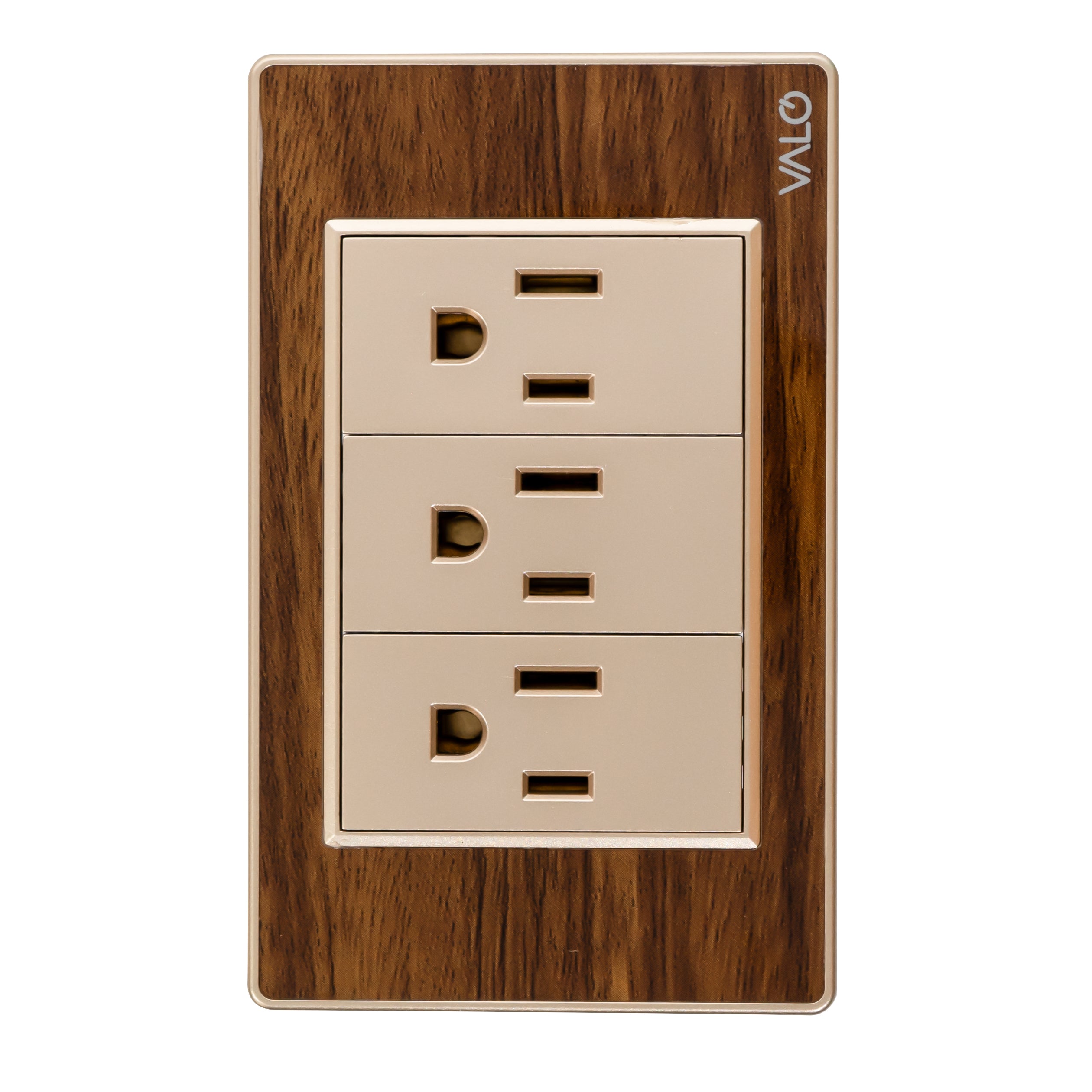 VALO | Placa con tres Clavijas Escalera Madera