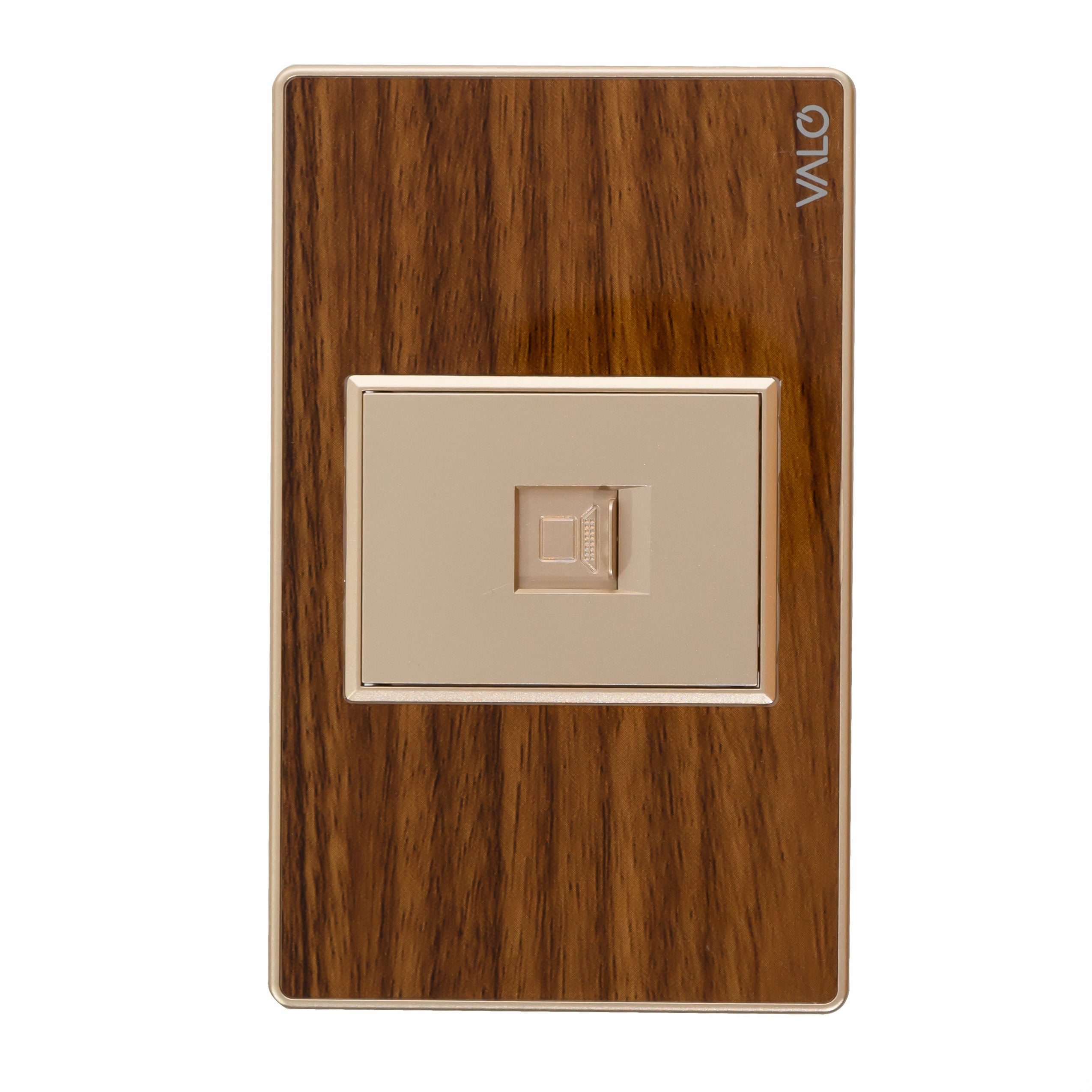 VALO | Placa con entrada de Internet terminado de Madera
