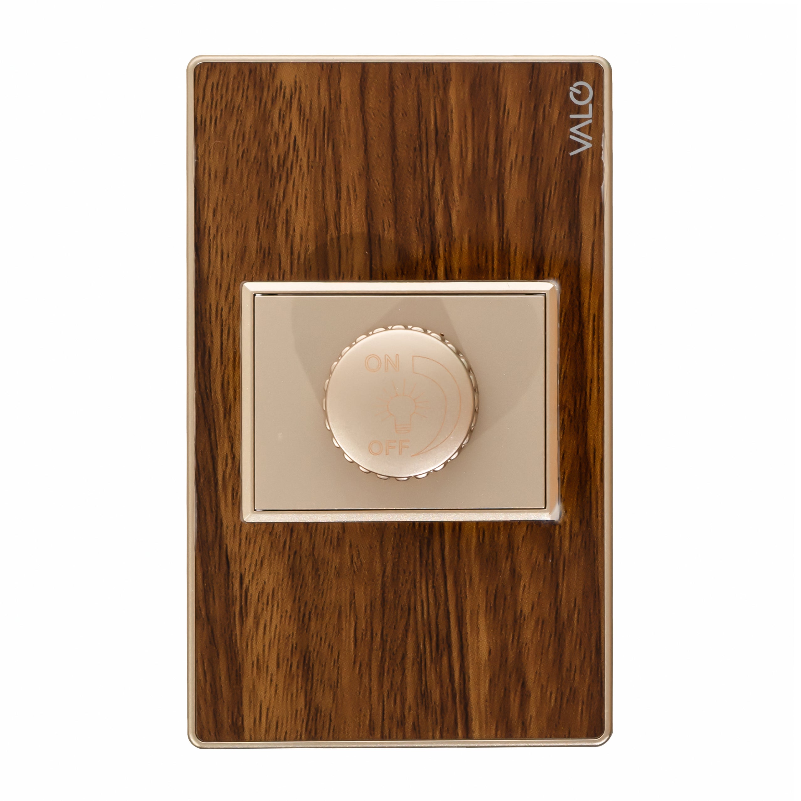 VALO | Placa con dimmer terminado de Madera