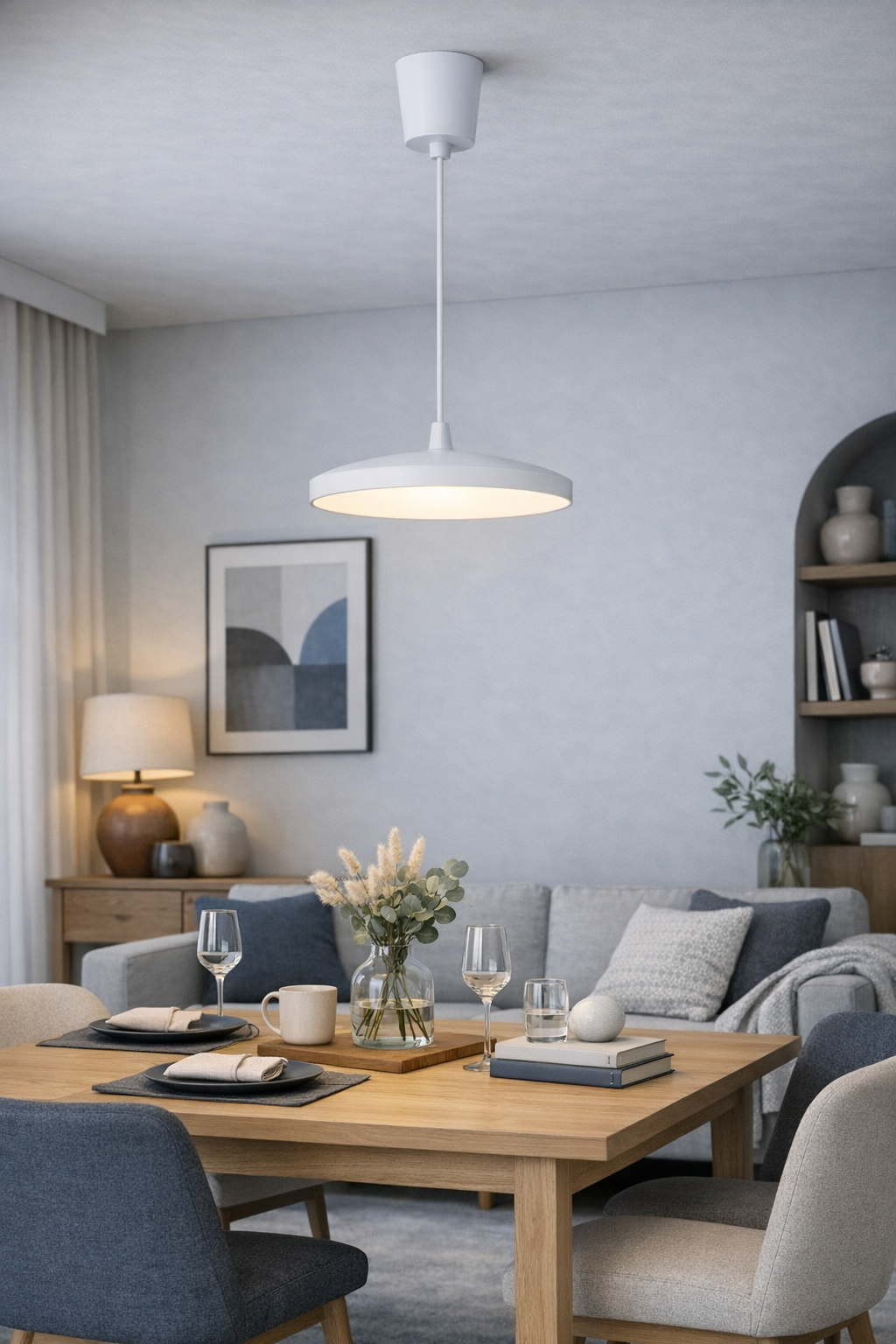 SKY LUM | STELA Luminaria para interiores suspendida en techo de 20 W luz neutra 4 500 K