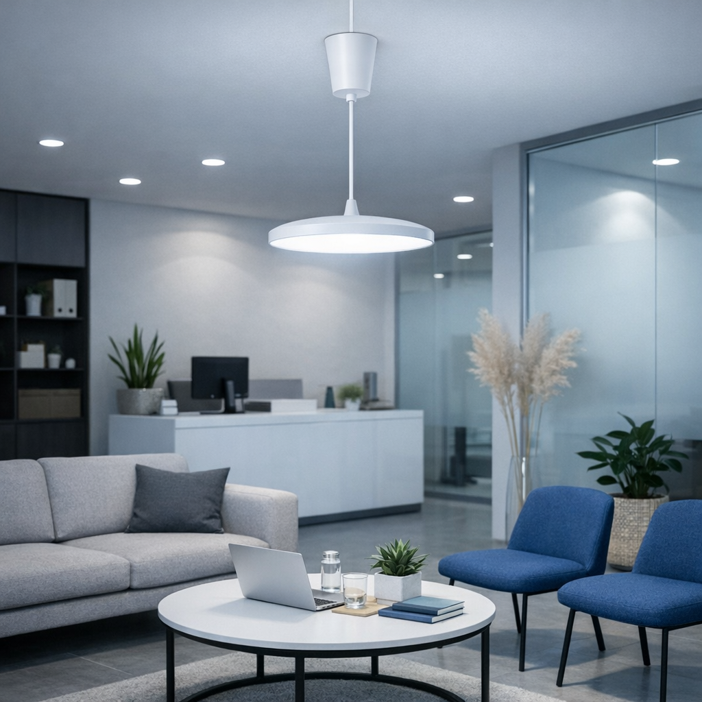 SKY LUM | STELA Luminaria para interiores suspendida en techo de 10W luz fría 6 500 K