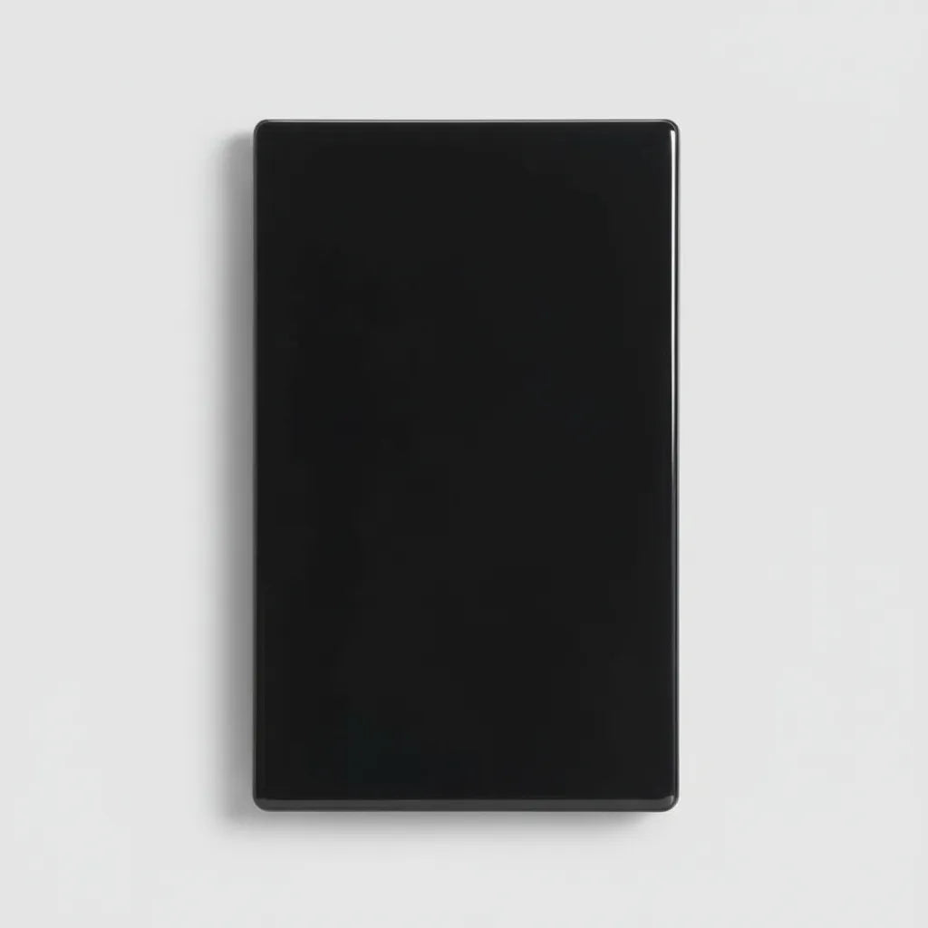 VALO | Placa Ciega Slim Cristal Negro