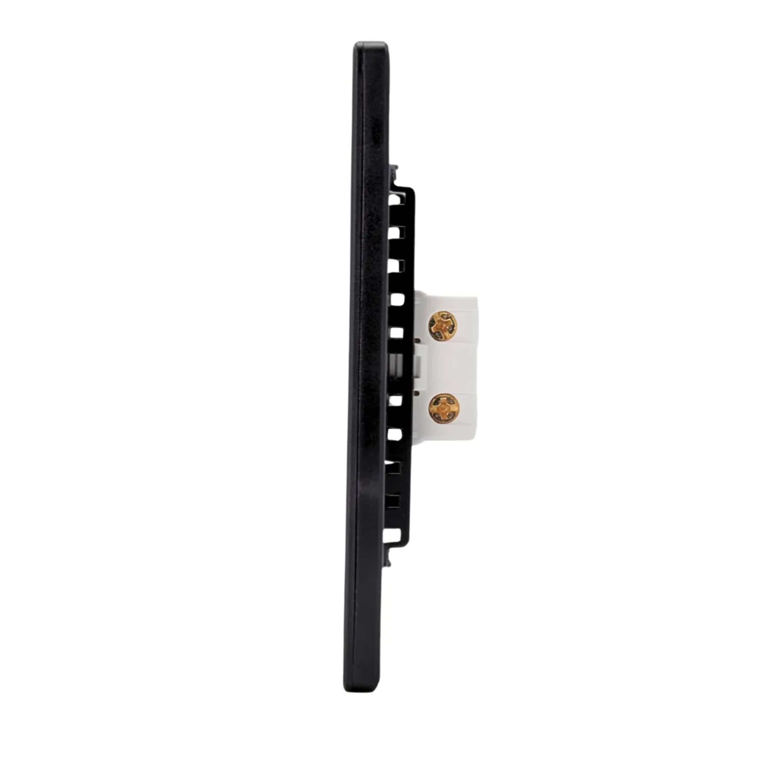 VALO | Placa con un Interruptor Slim Cristal Negro