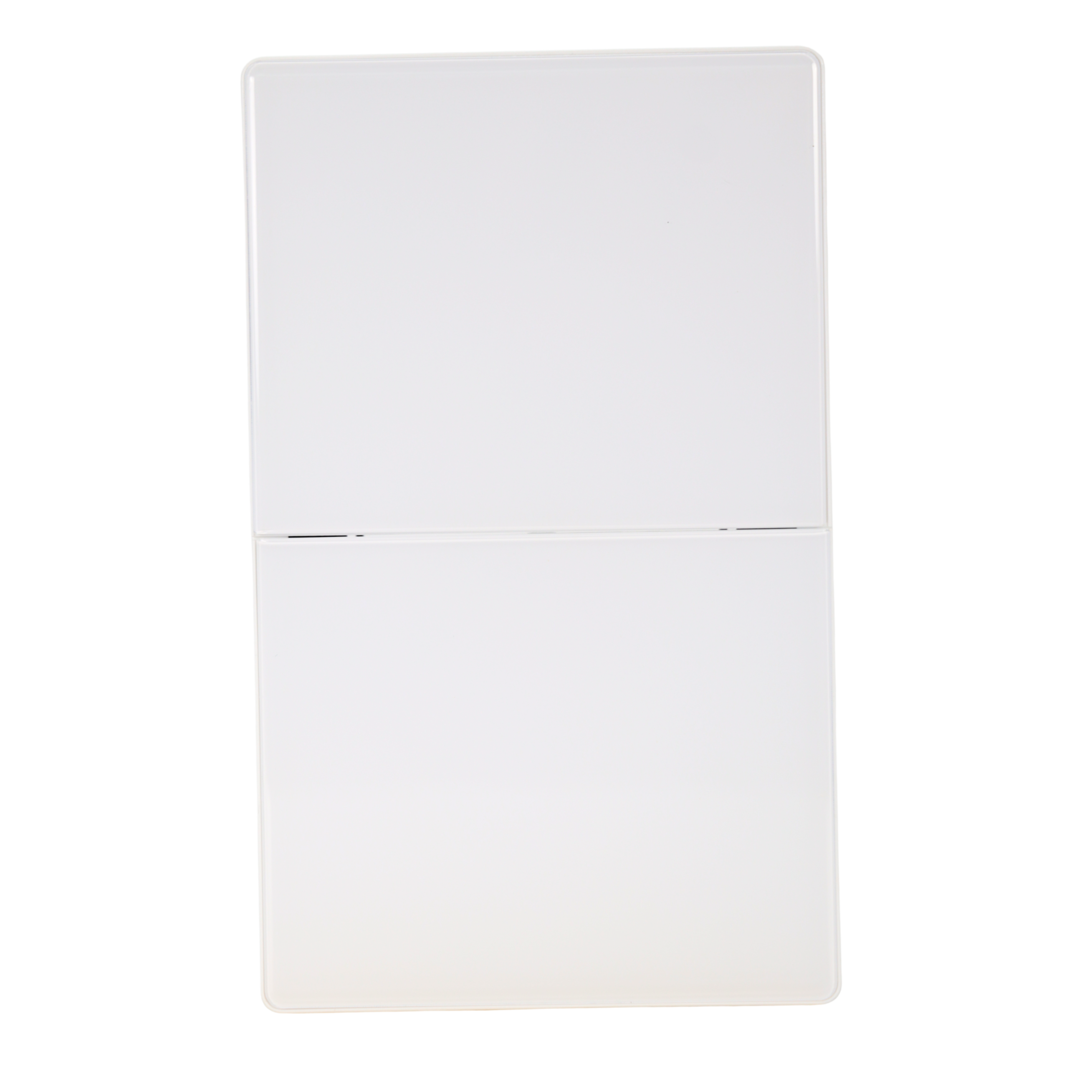 VALO | Placa con dos Interruptores Slim Cristal Blanco