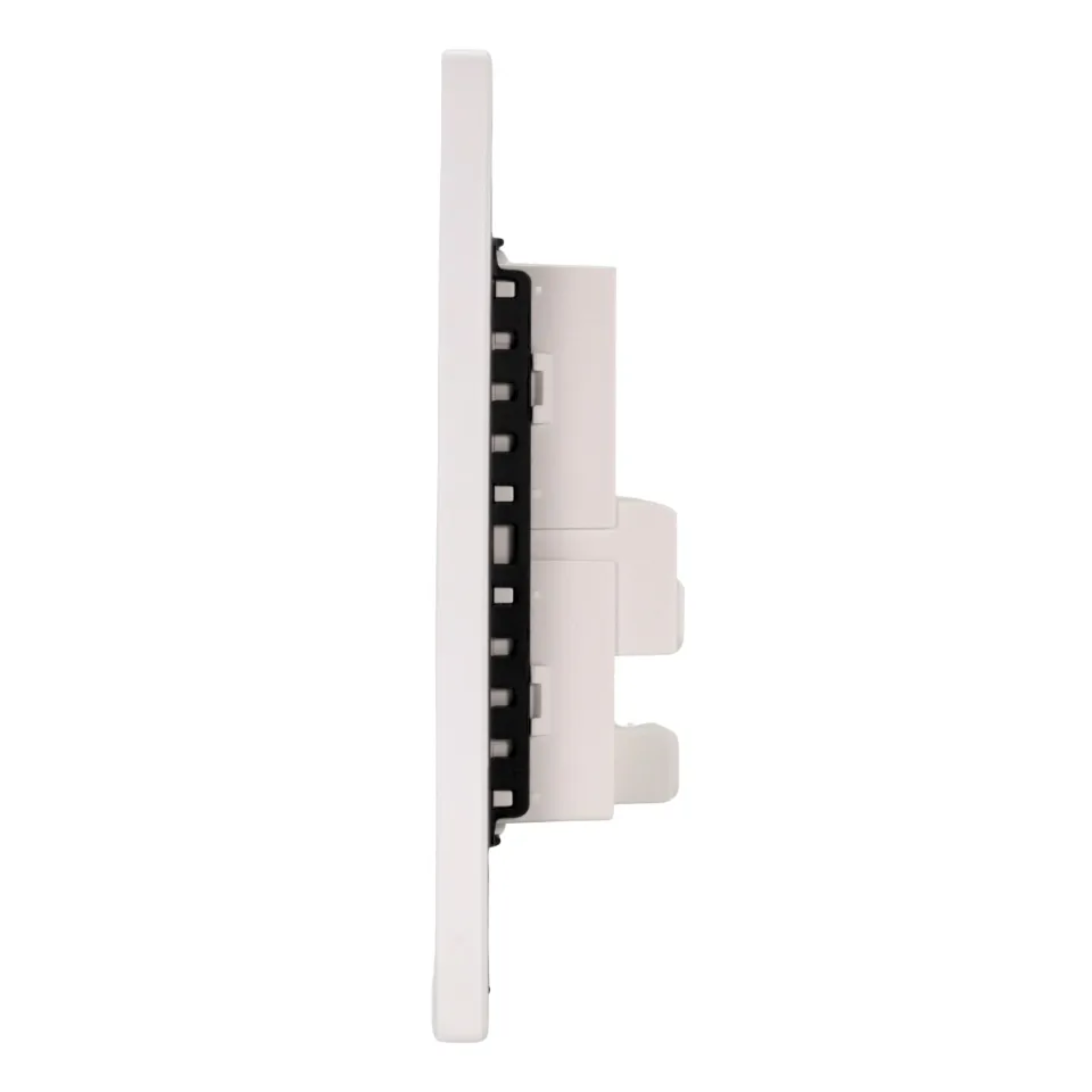 VALO | Placa con tres Contactos Slim Cristal Blanco