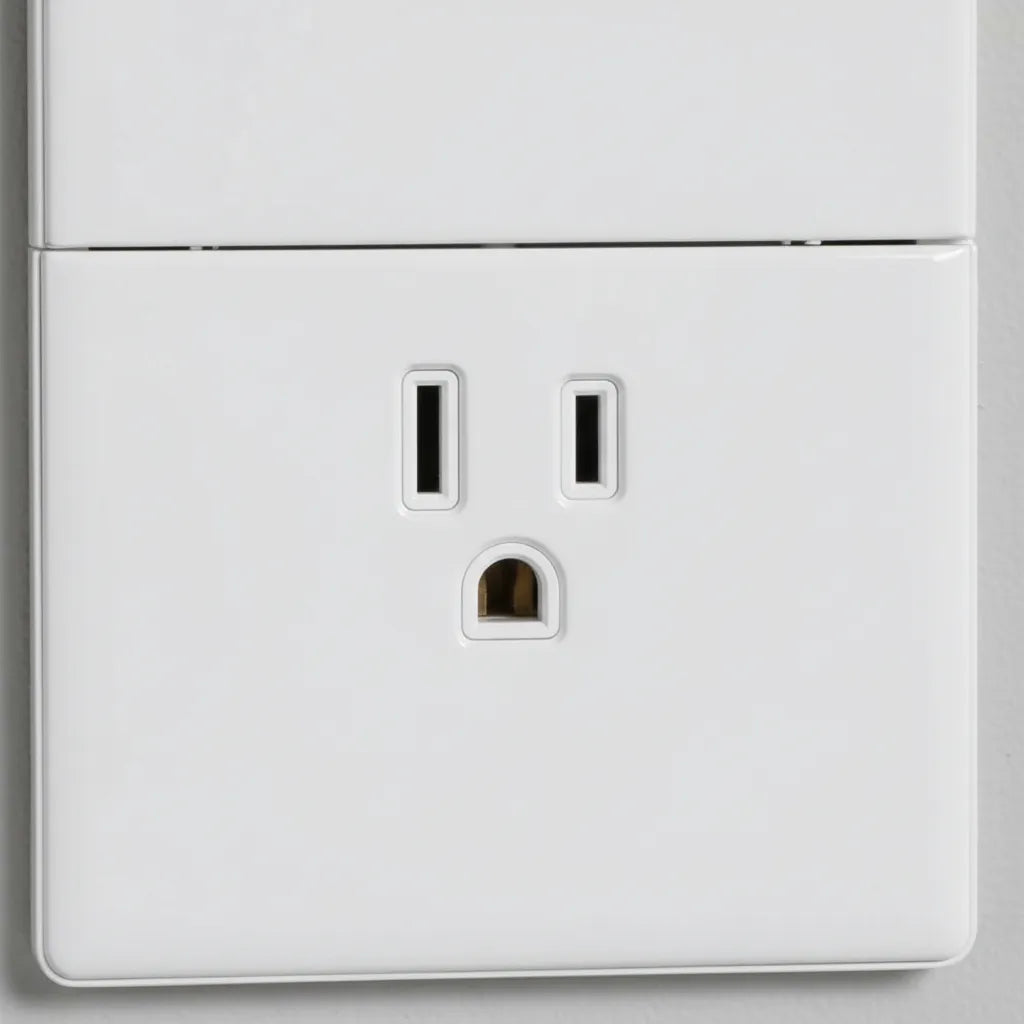 VALO | Placa con dos Interruptores y un Contacto Slim Cristal blanco
