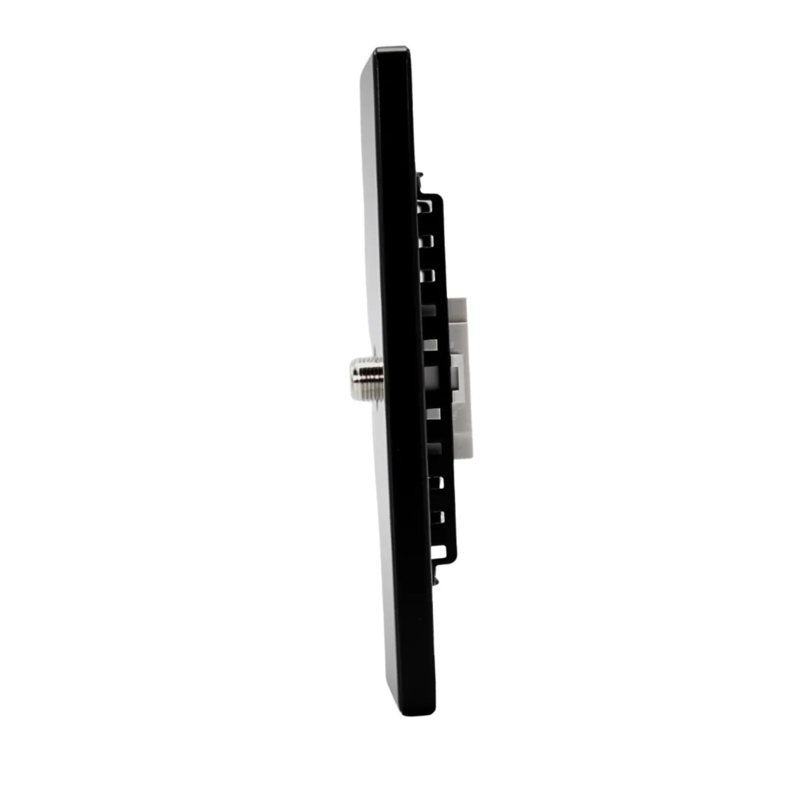 VALO | Placa con Toma De Televisión Slim Cristal Negro