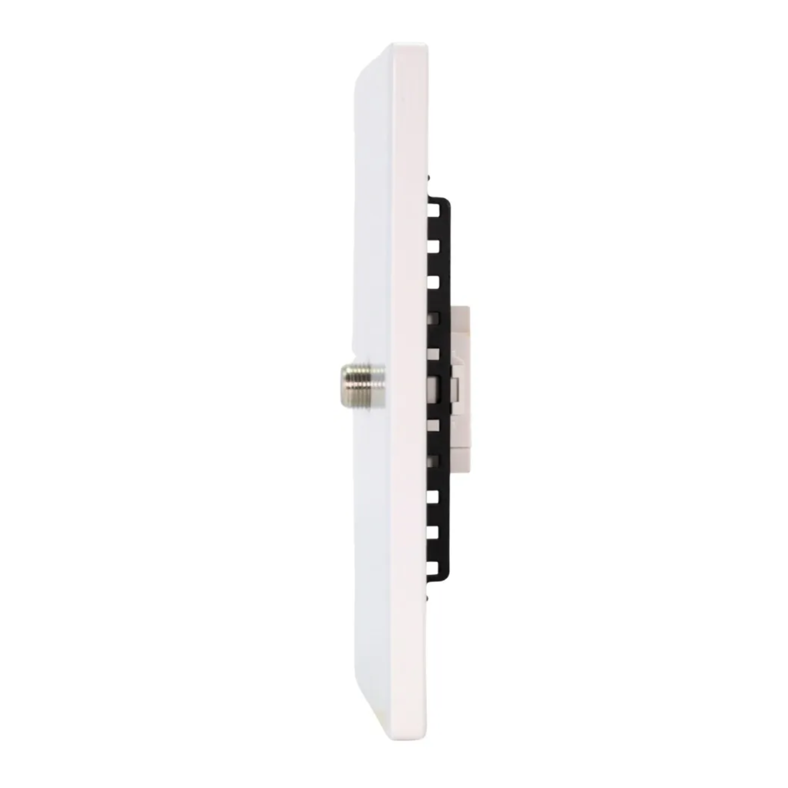 VALO | Placa con Toma De Televisión Slim Cristal Blanco