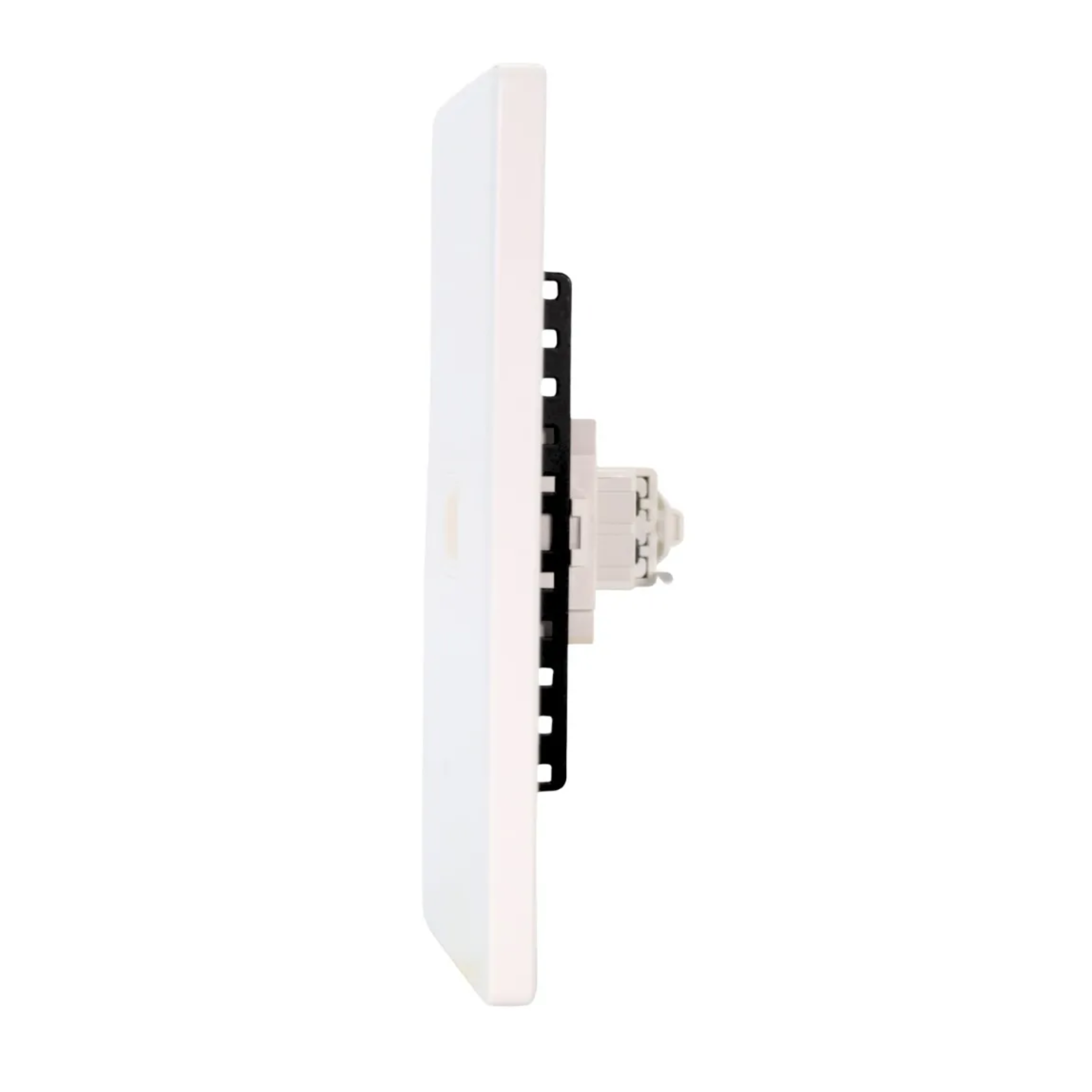 VALO | Placa con Toma De Teléfono Slim Cristal Blanco