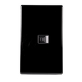 VALO | Placa con Conexión Modem Slim Cristal Negro