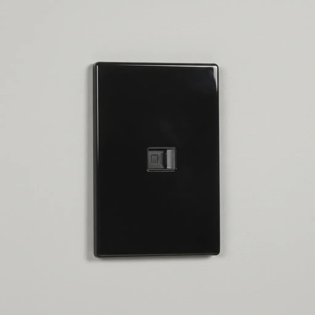 VALO | Placa con Conexión Modem Slim Cristal Negro
