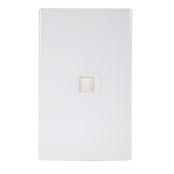 VALO | Placa con Conexión Modem Slim Cristal Blanco