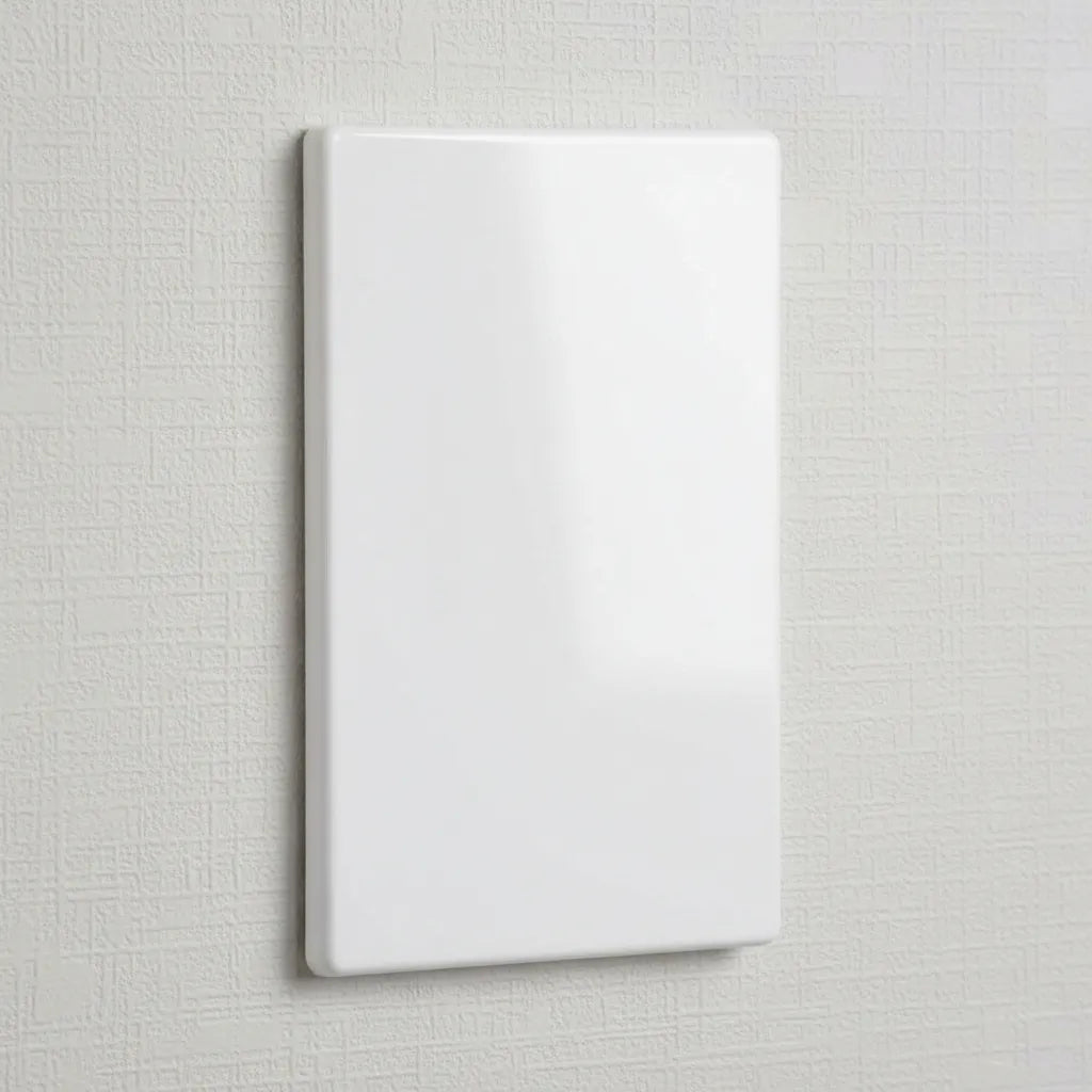 VALO | Placa Ciega Slim Cristal Blanco