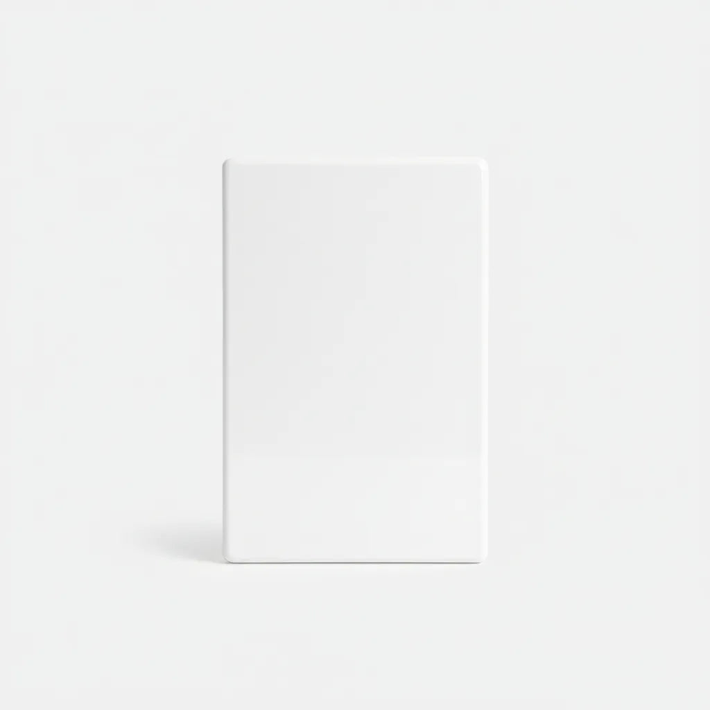 VALO | Placa Ciega Slim Cristal Blanco
