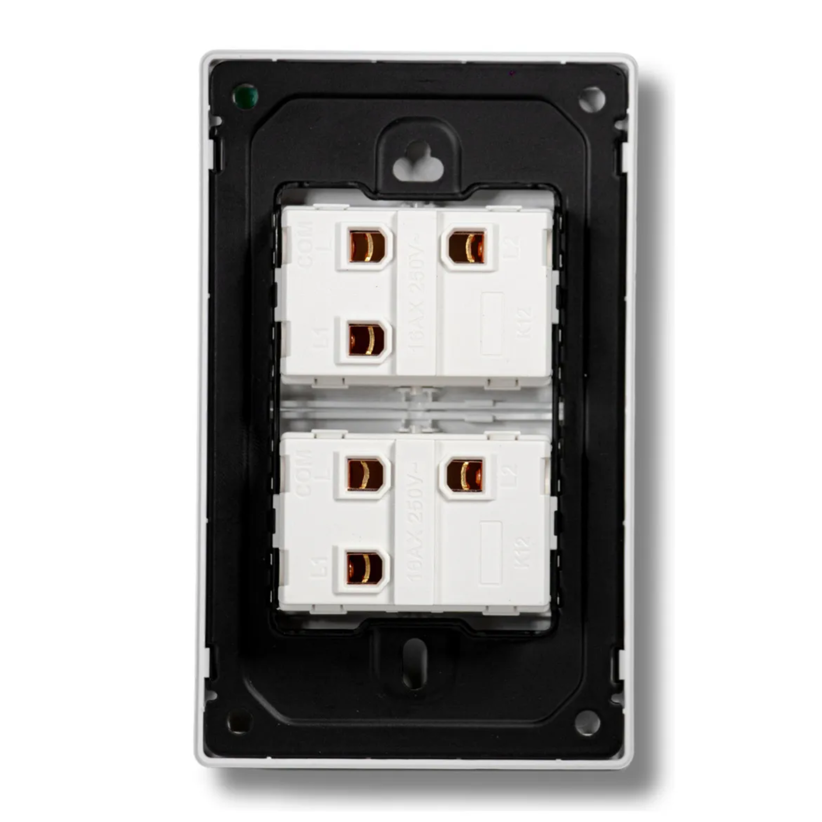 VALO | Placa Slim con dos Interruptores