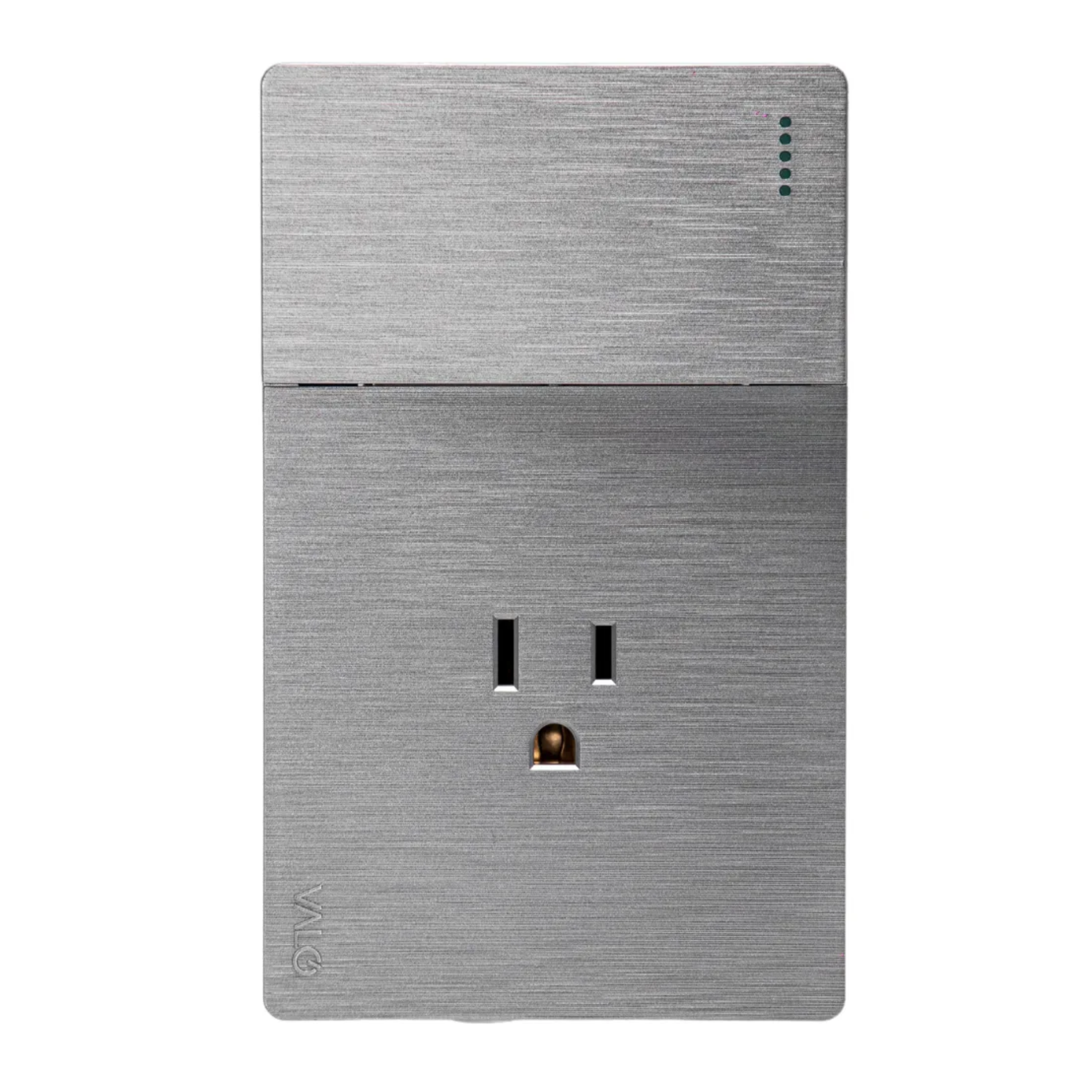 VALO | Placa Slim con un Contacto y un Interruptor