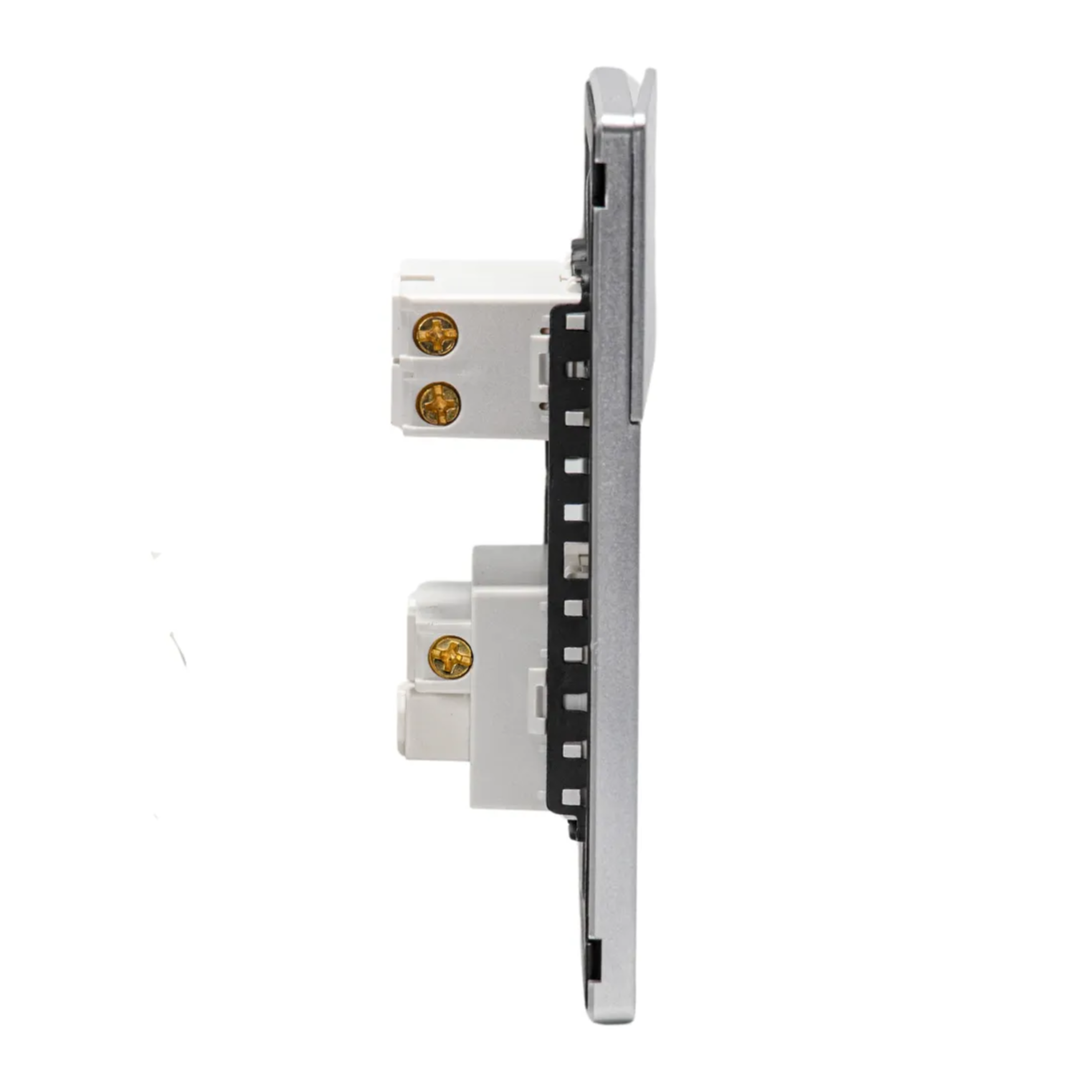 VALO | Placa Slim con un Contacto y un Interruptor