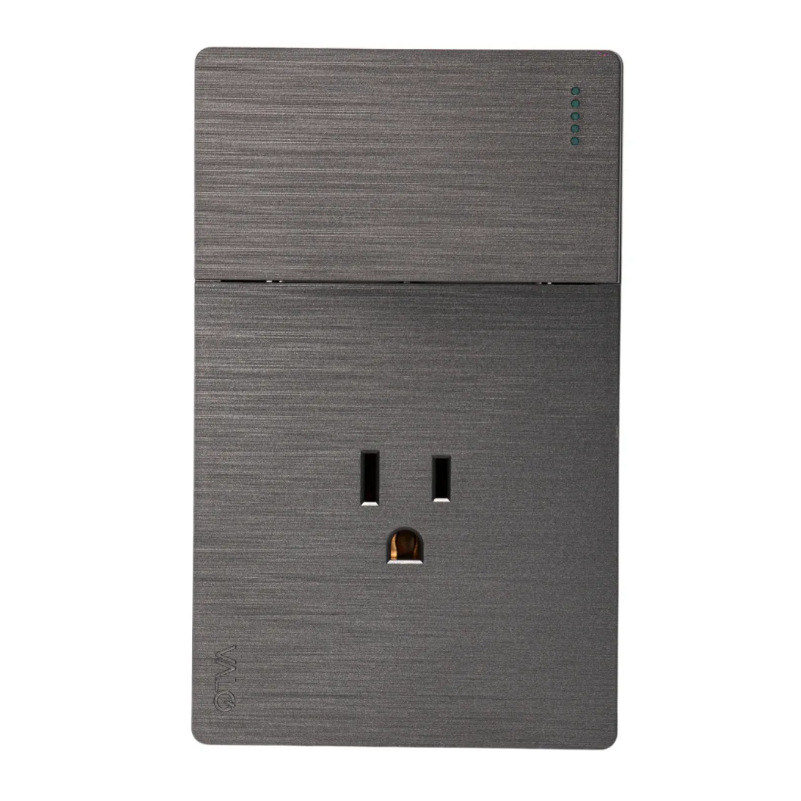 VALO | Placa Slim con un Contacto y un Interruptor