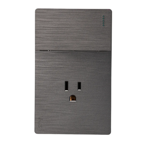 VALO | Placa Slim con un Contacto y un Interruptor