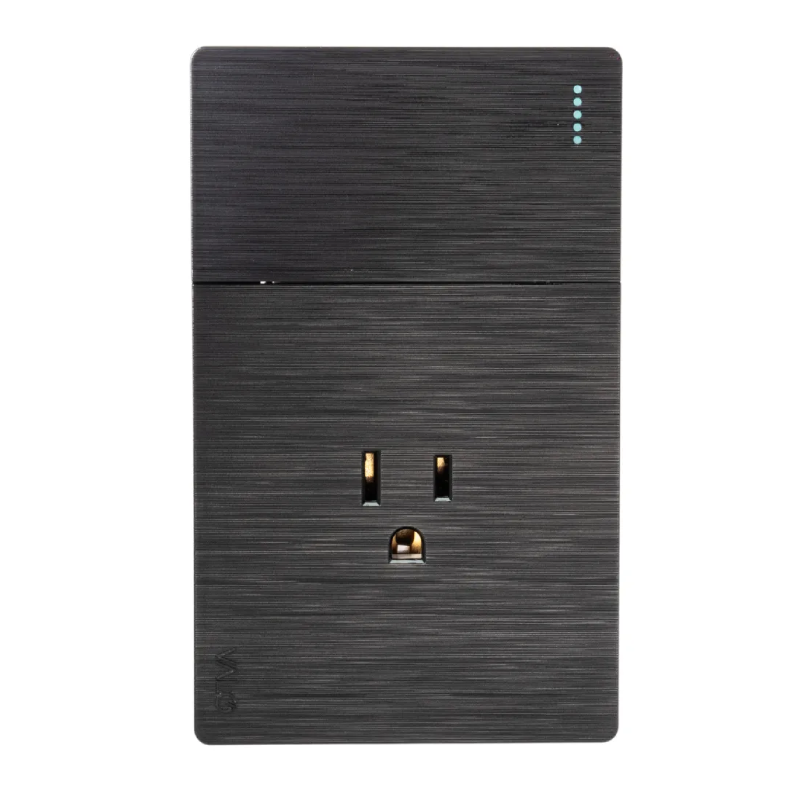 VALO | Placa Slim con un Contacto y un Interruptor