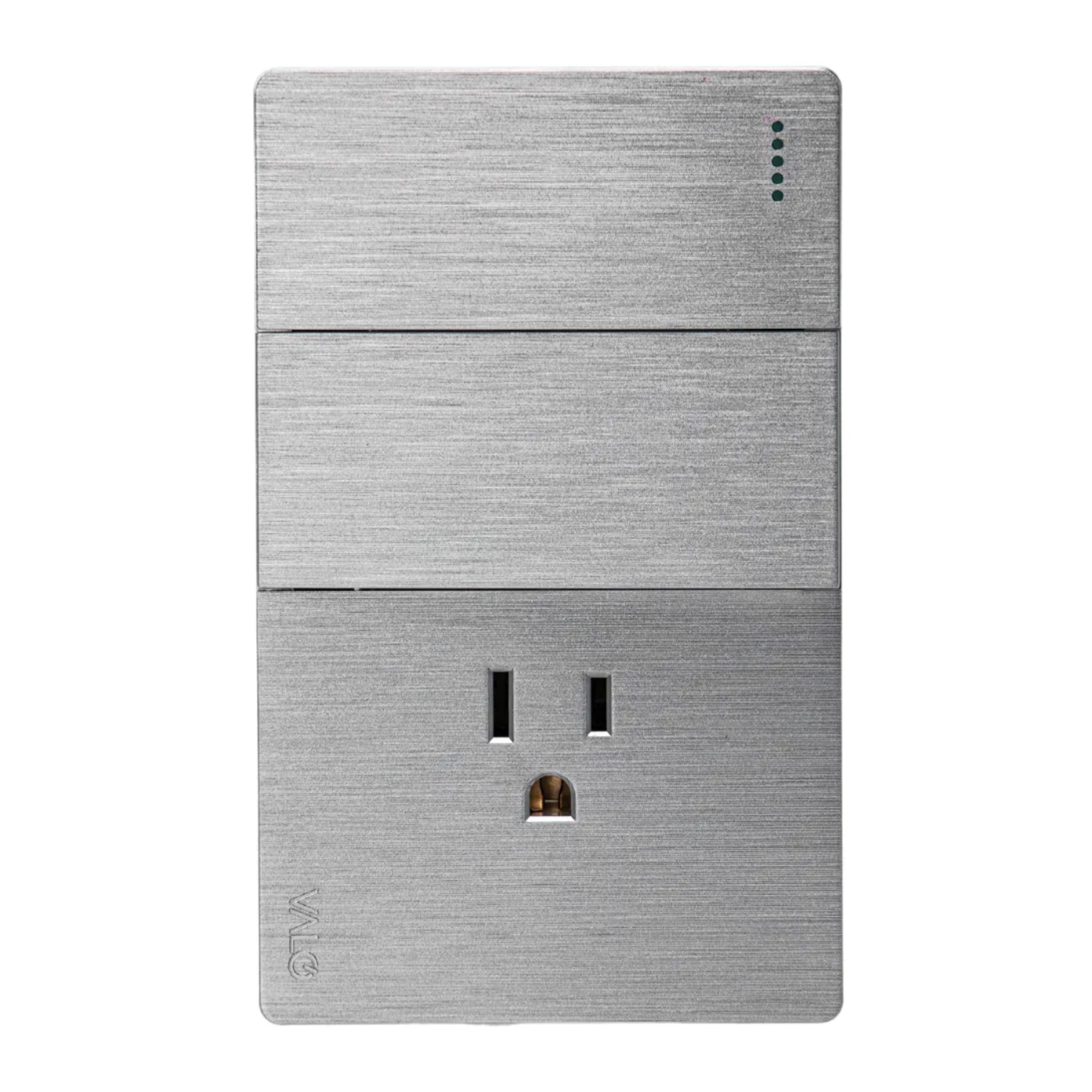 VALO | Placa Slim con un Contacto y dos Interruptores