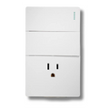 VALO | Placa Slim con un Contacto y dos Interruptores