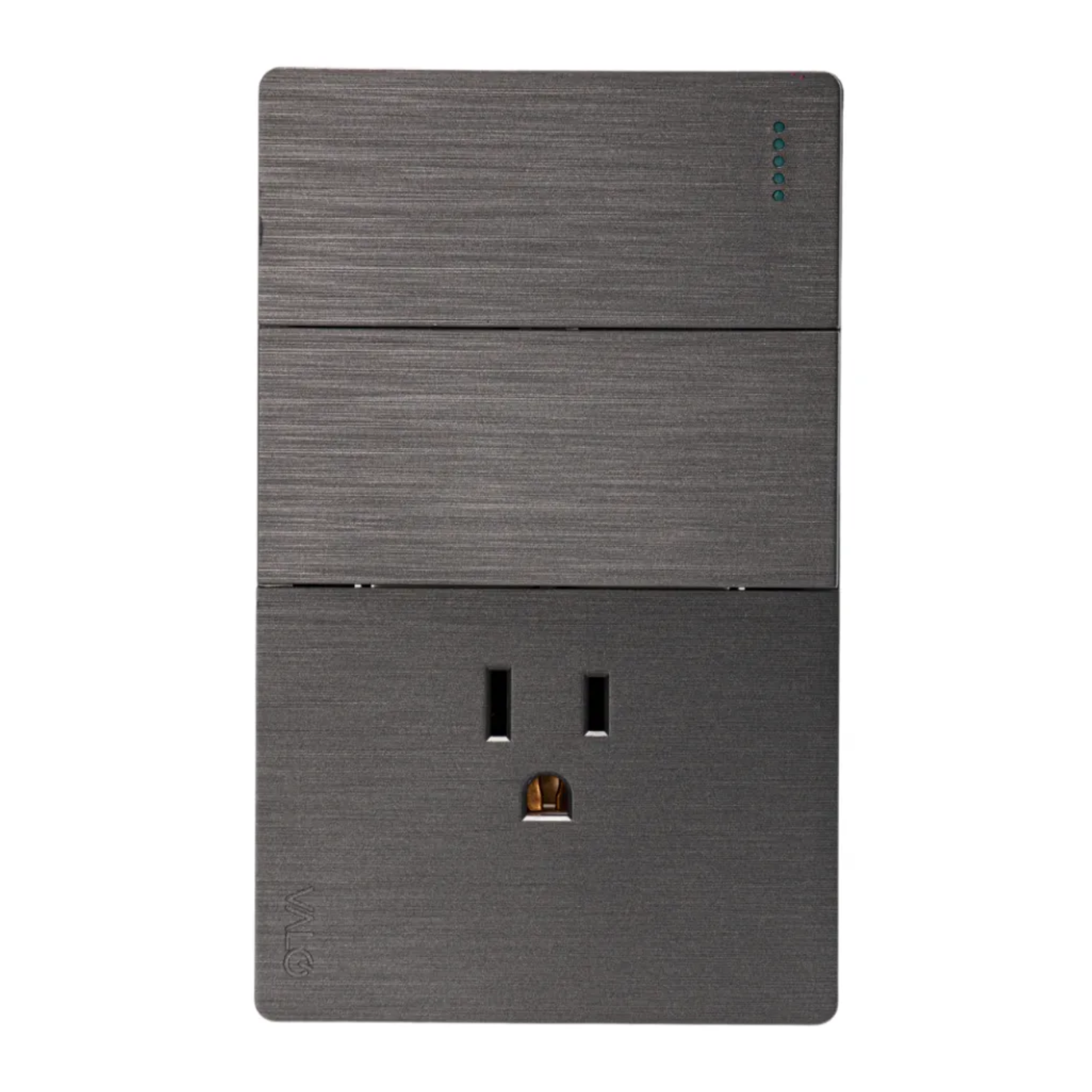 VALO | Placa Slim con un Contacto y dos Interruptores