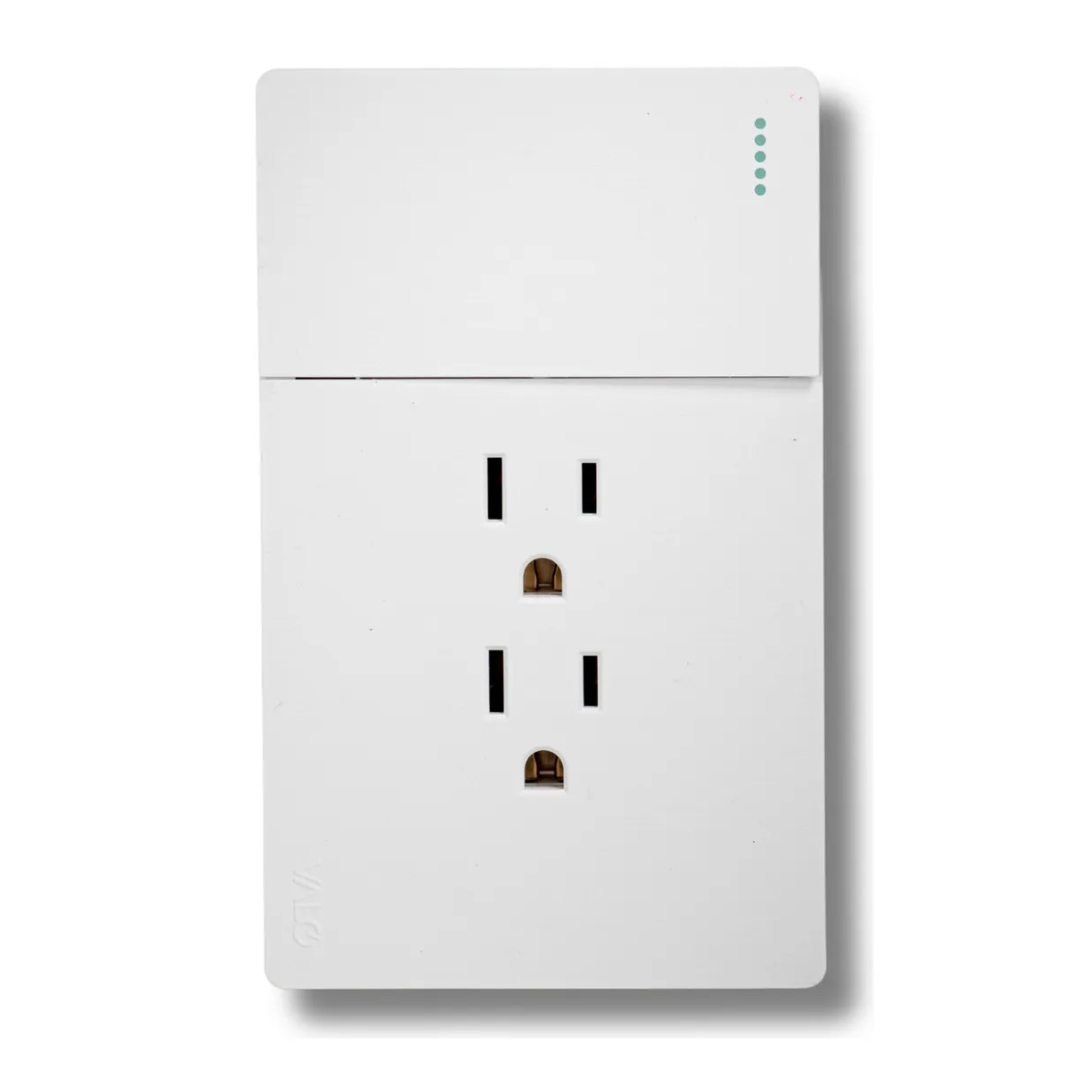 VALO | Placa Slim con dos Contactos y un Interruptor