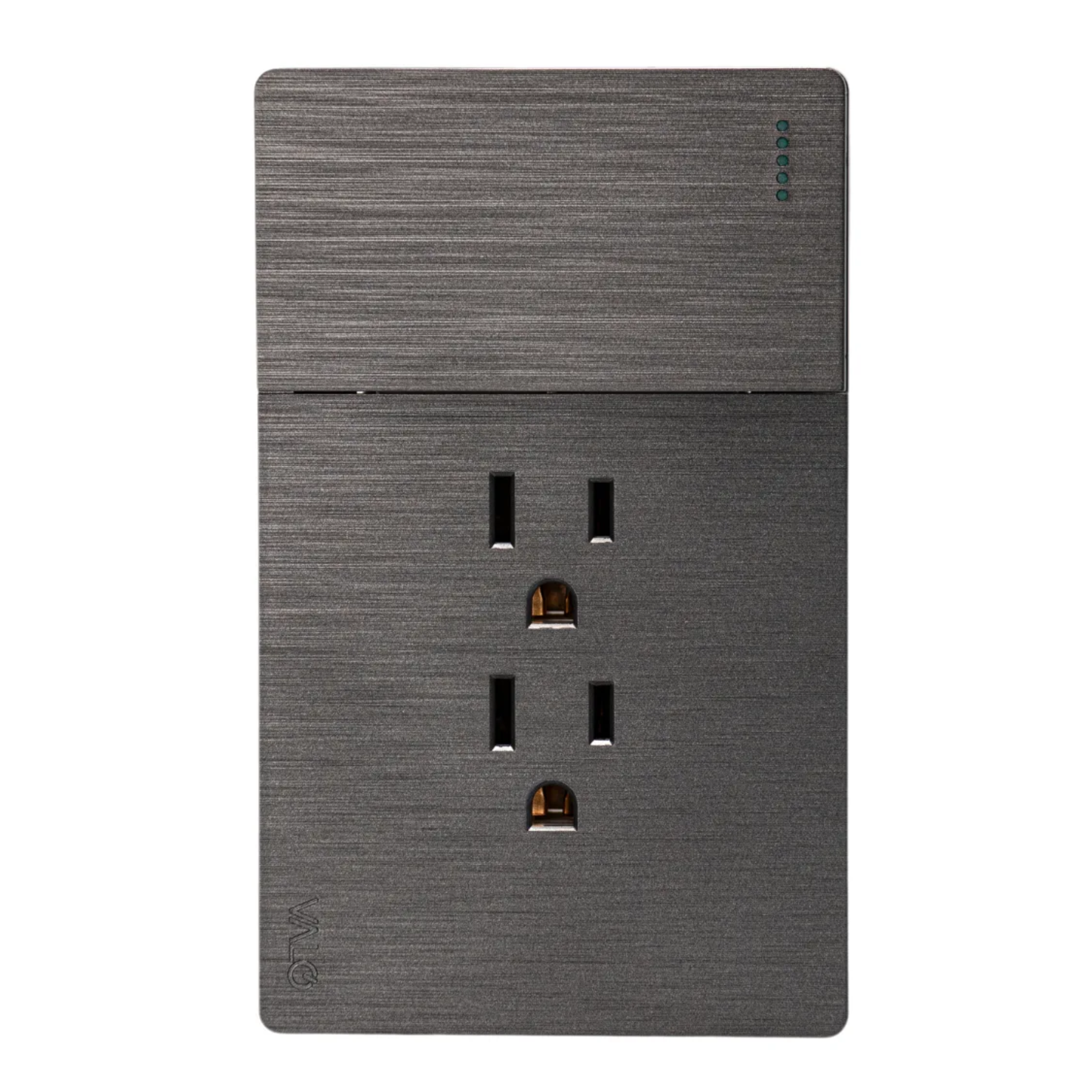 VALO | Placa Slim con dos Contactos y un Interruptor