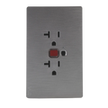 VALO | Placa Slim Con Contacto Por Falla A Tierra GFCI