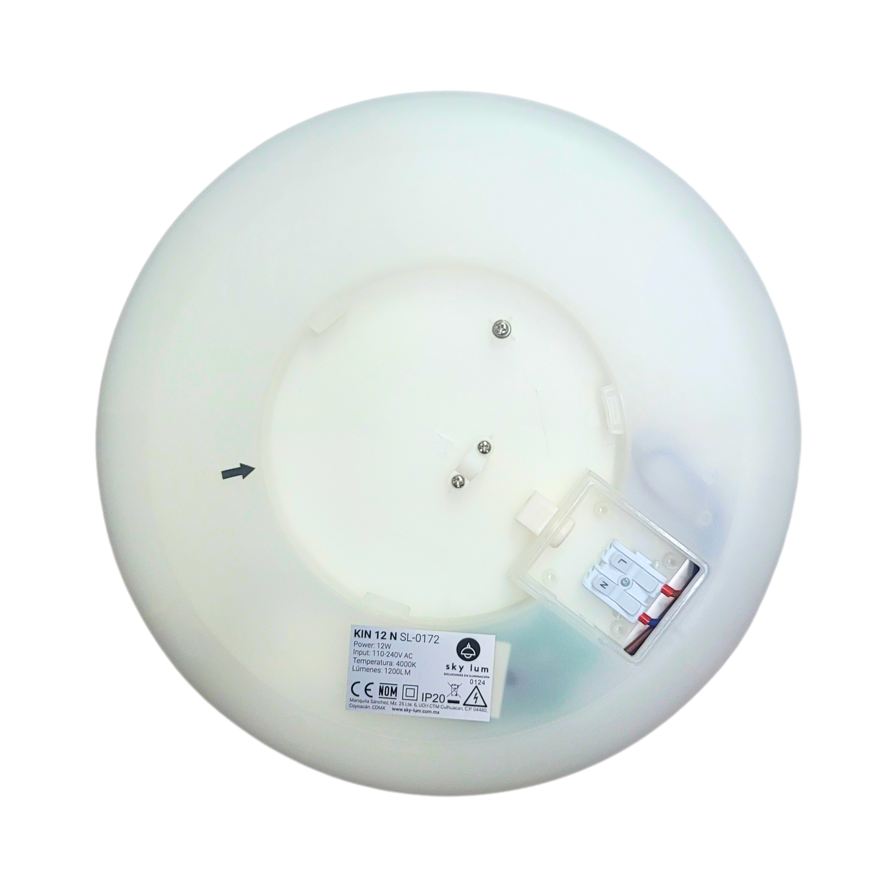 SKY LUM | KIN 24 CCTK Luminaria de sobreponer en techo de 24 W