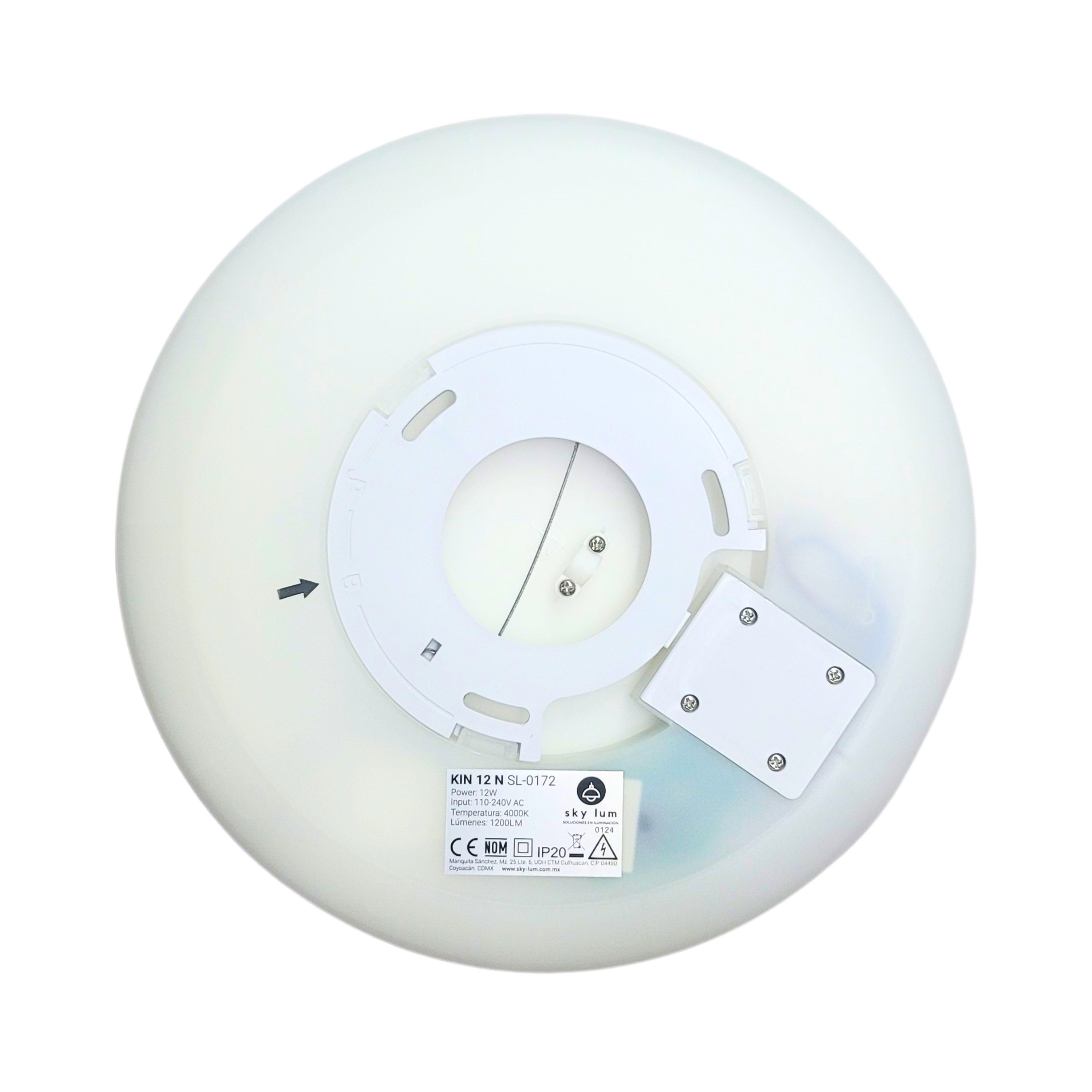 SKY LUM | KIN 24 CCTK Luminaria de sobreponer en techo de 24 W